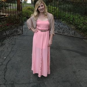 Beautiful Light Pink maxi dress